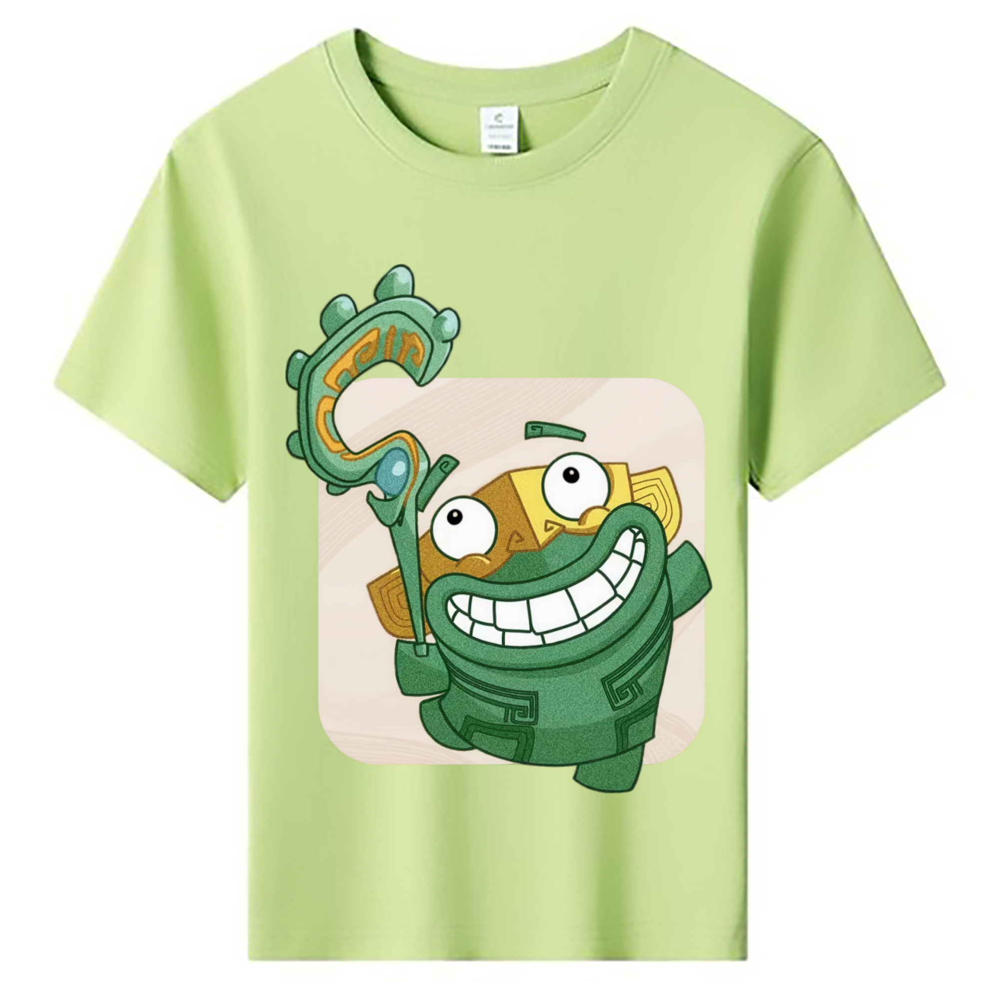 （画像用） Ne Zha 2 ナタ 魔童の大暴れ 綿100％キッズTシャツ（フロントプリント）